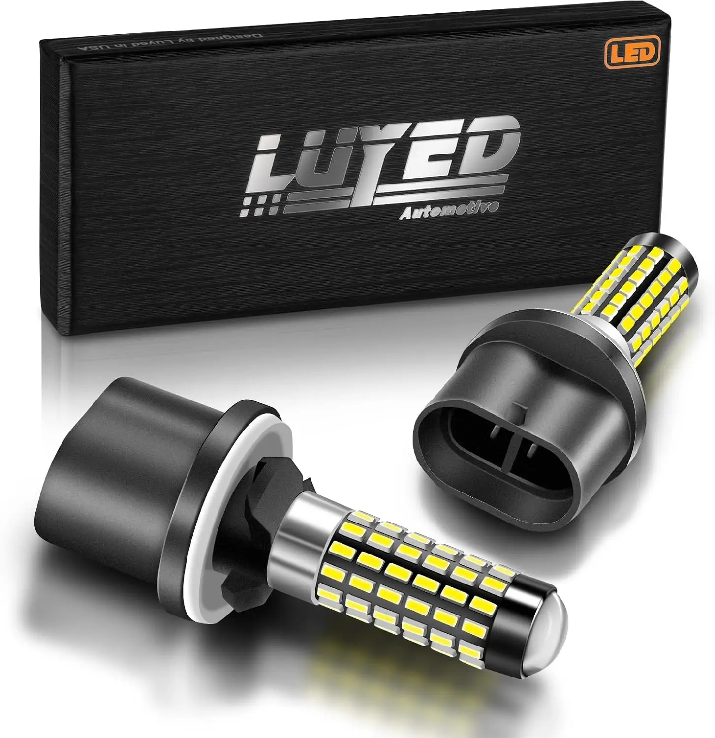 

880 LED Fog Lights Bulb, 400% Brighter, Xenon White, Pack of 2 for DRL or Fog Lights