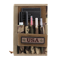 Kosibate Outdoor Molle Hunting Multi-pocket Memorandum Diary Greenbook Case Tactical Notebook Cover