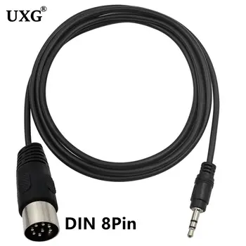 MIDI Din 8pinový na 3,5mm 8pinový Din konektor (samec) na 3,5mm samec audio adaptér pro hudební nástroje a audio zařízení 0,5 m 1 m 3 m 10 nejlepší prodej 8pinový 3,5mm jack - №6