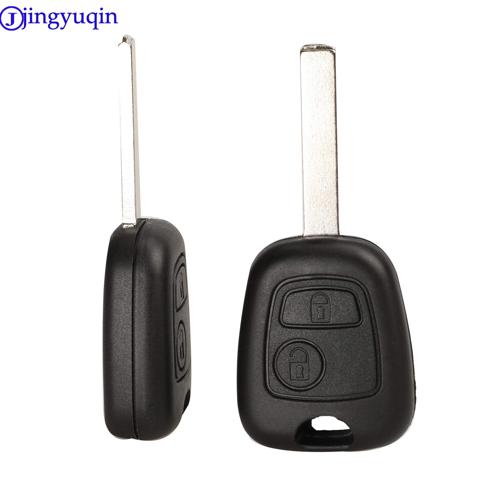 jingyuqin 2/3/4 Buttons Car Key Shell Case Fob For Citroen C1 C2 C3 C4 XSARA Picasso For Peugeot 307 107 207 407