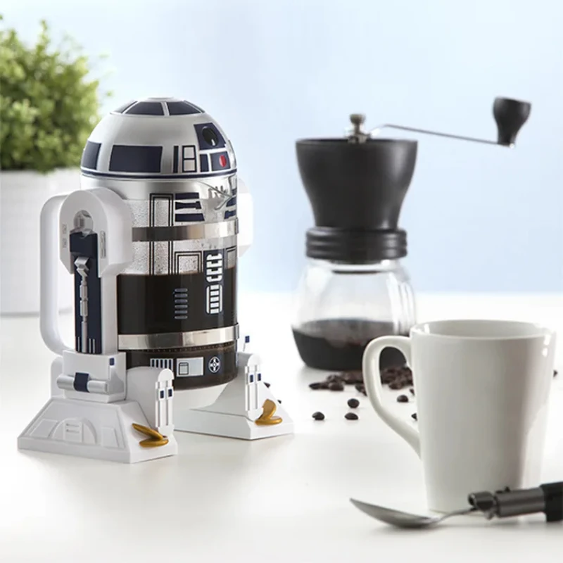 Star Wars R2-d2 Robot Shape Coffee Maker 1000ml Milk Cup Creative Table Ornament Personalized Gift Living Room Study Decoration