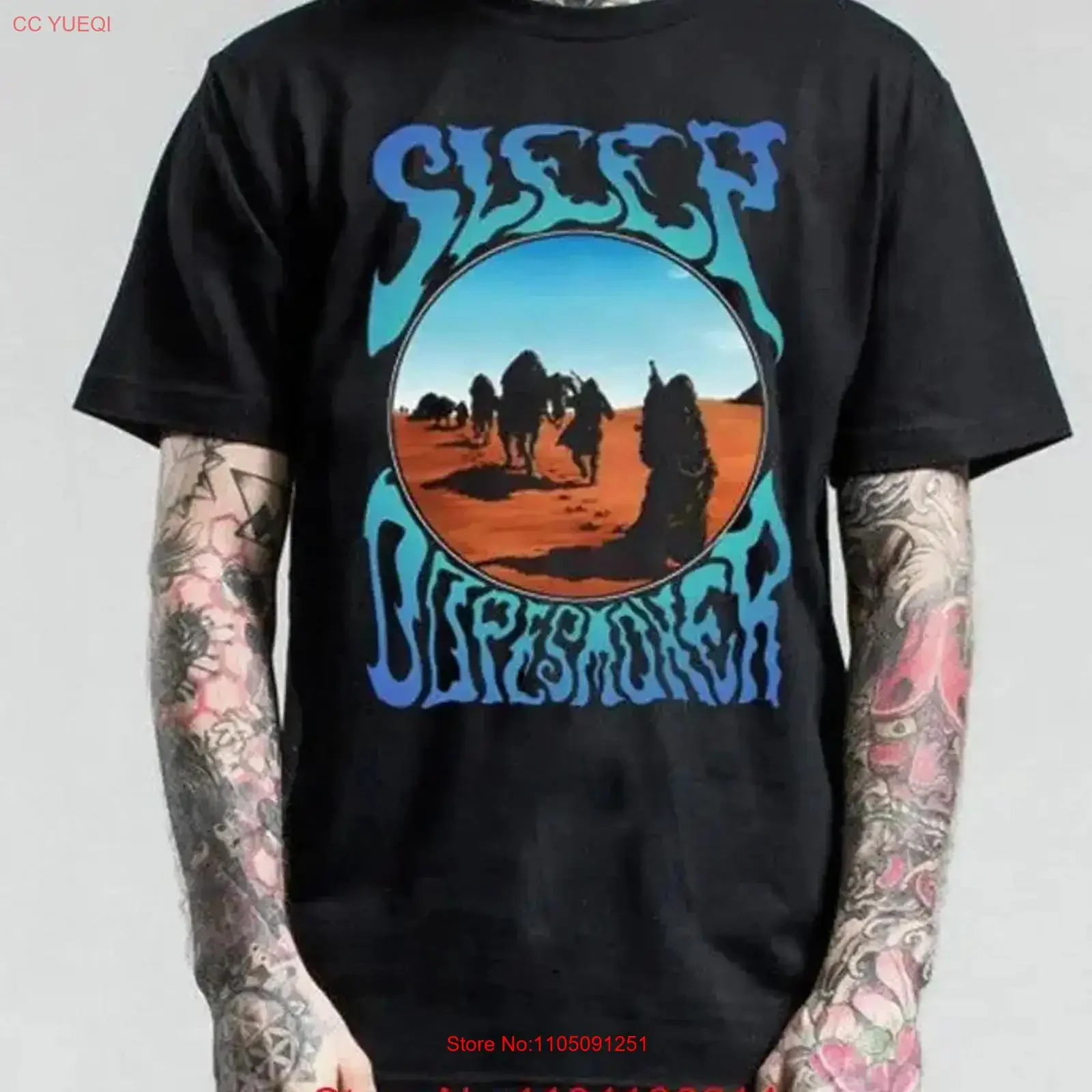 تي شيرت كلاسيكي للنوم Dopesmoker Stoner موسيقى معدنية جمالية مغسولة ملابس الشارع الشهير أوم جرافيك مريح عتيق مغسول للجنسين