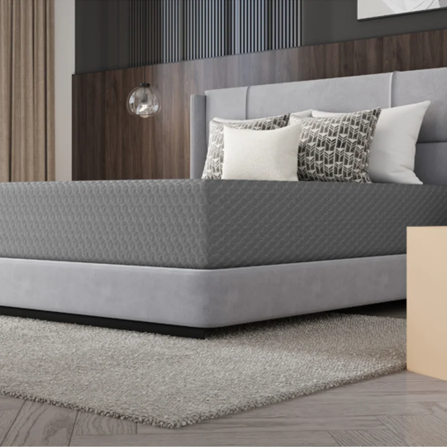 King Size Cooling Memory Foam Mattress Enhanced Airflow Pressure Relief Durable Support Pocket Spring-for Bedroom Home Furniture