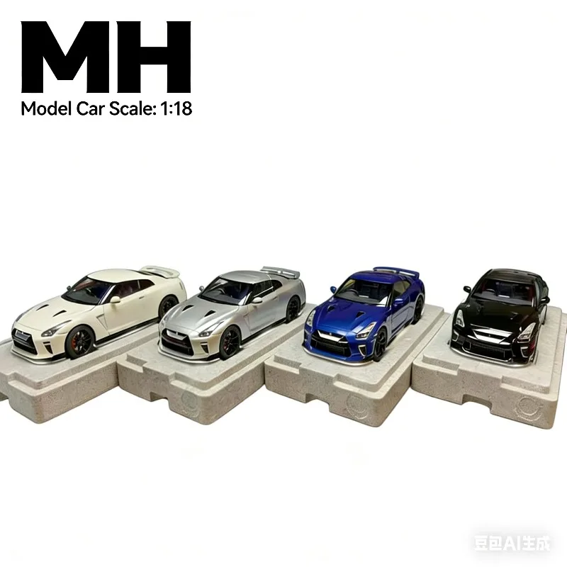 

Модель автомобиля Nissan GTR R35 NISMO, масштаб 1:18, статическая, из сплава, с открывающимися элементами, коллекционная, подарок для мальчиков, игрушка для демонстрации.