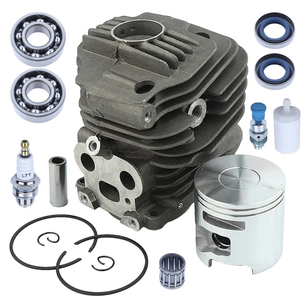 51mm Cylinder Piston Kit For K750 K760 Husqvarna Partner Cutoff Concrete 73.5cc