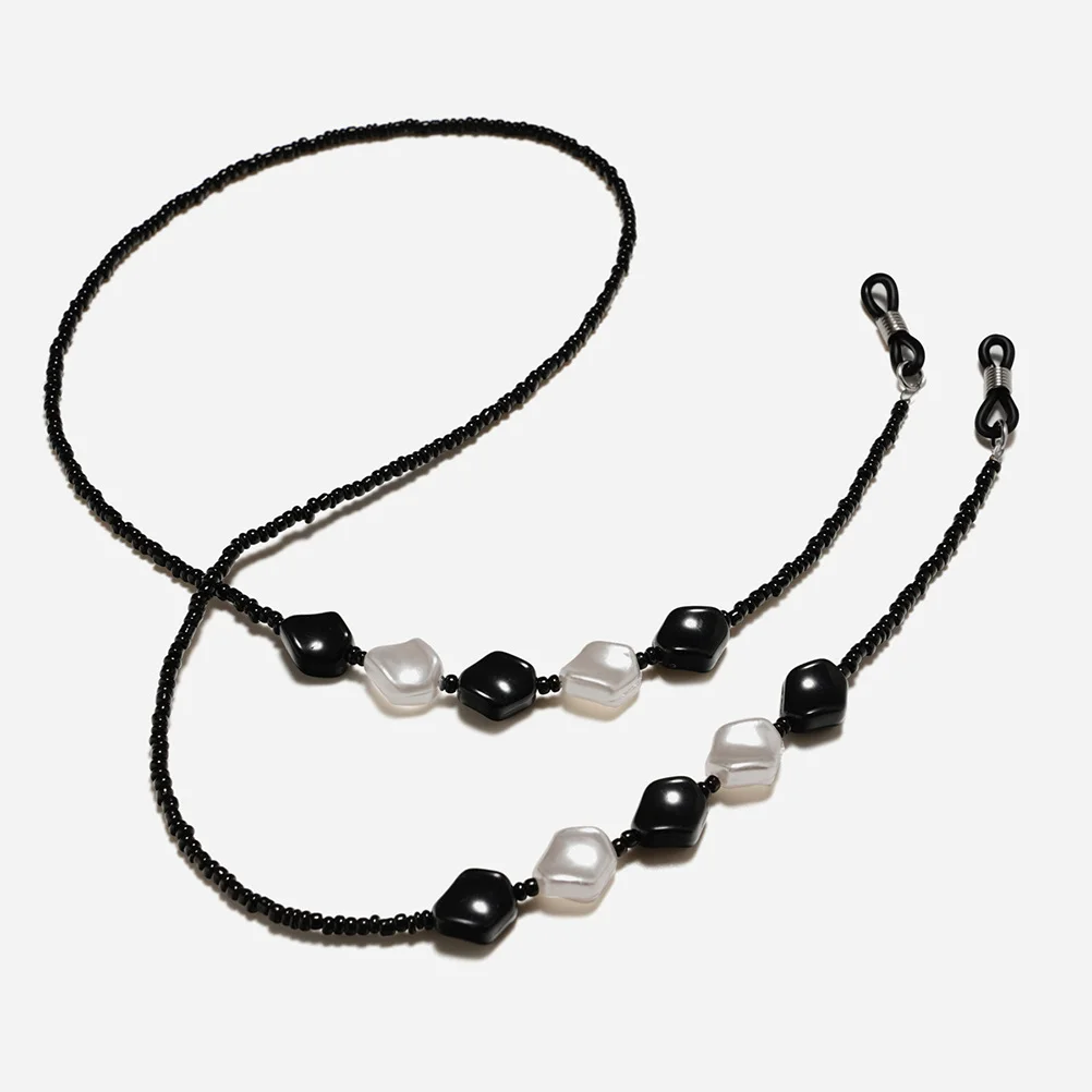 

1Pcs Anti Skid Eyeglass Chain Fashion Beading Strap for Sports Outdoor Activities Glasses Holder Strap Safety Eyewear Retainer