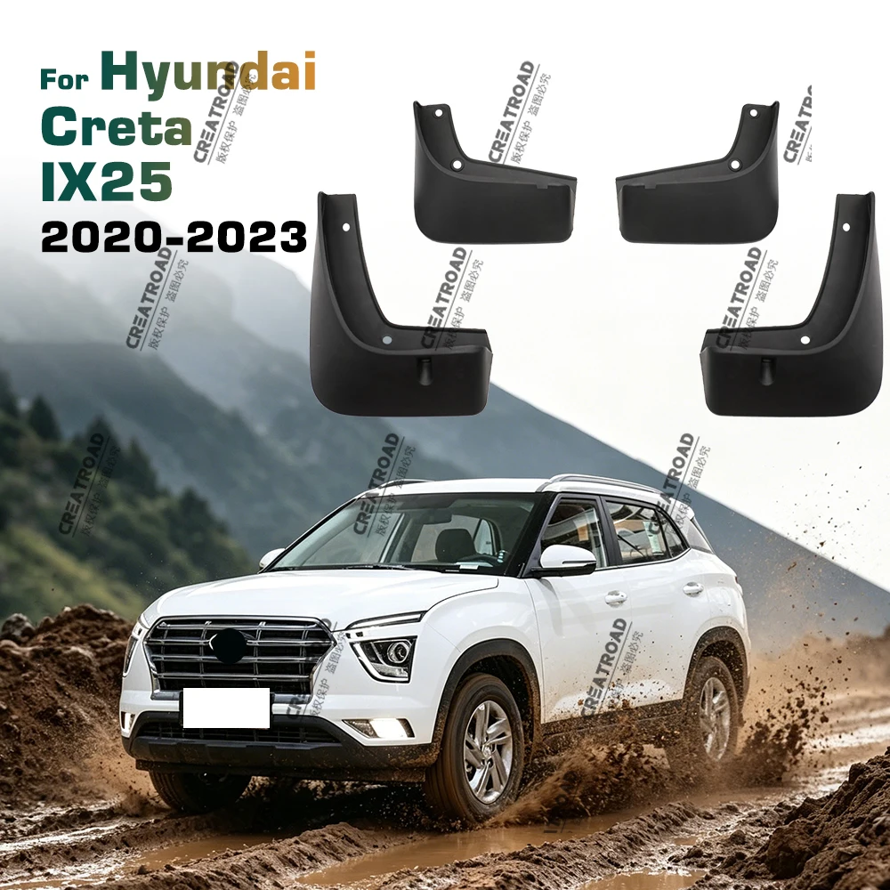 Für Hyundai creta IX25 2020 2021 2022 2023 Kotflügel Kotflügel Schmutzfänger Schutz Splash Flap Kotflügel Auto Zubehör