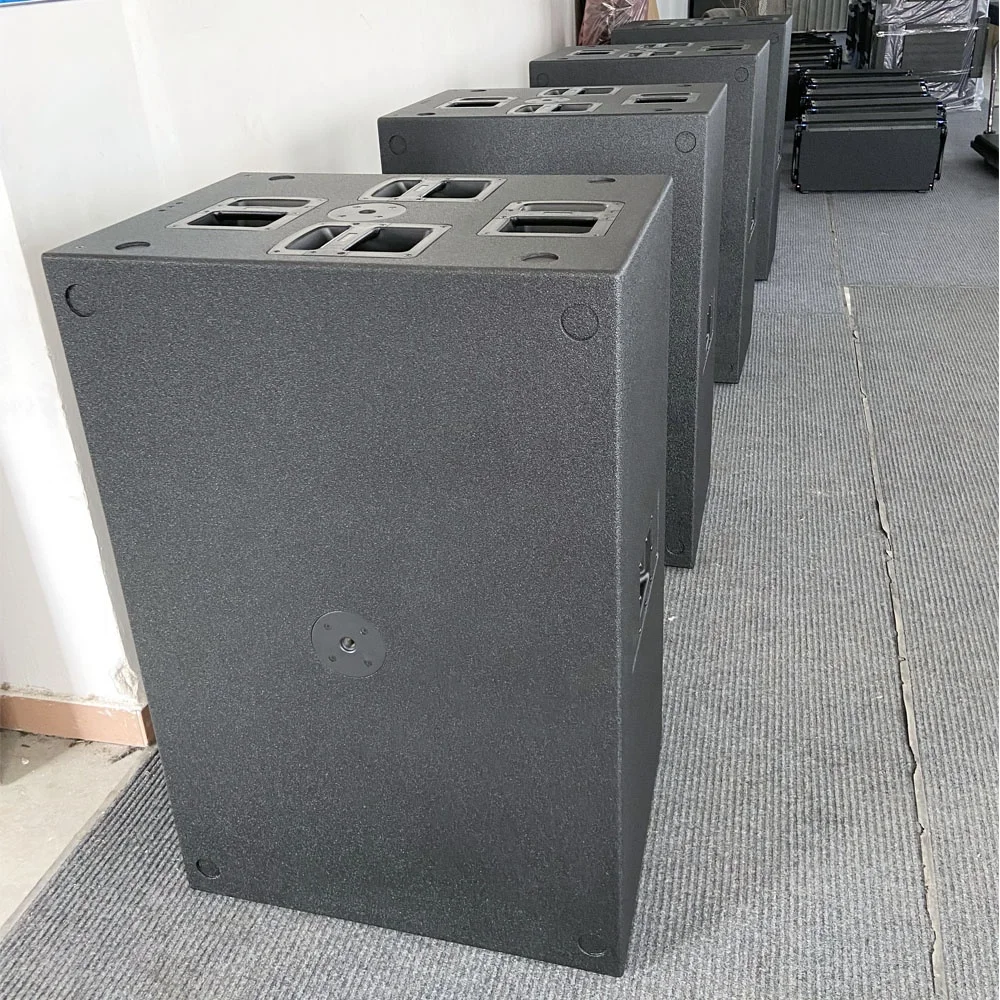 Lase Sound Manufacturer profesional 18 inci, kotak Woofer bertenaga dobel 18 inci 9006 panggung speaker Audio DJ untuk acara luar ruangan