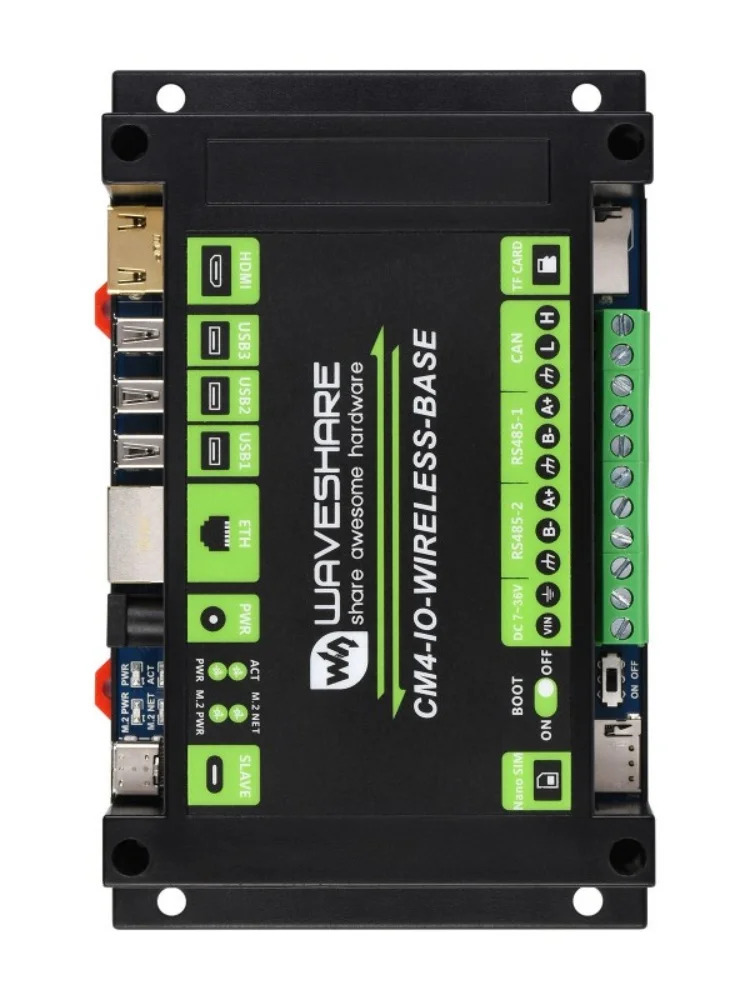 Módulo de expansión inalámbrico IoT industrial diseñado para el módulo de cómputo Raspberry Pi 4