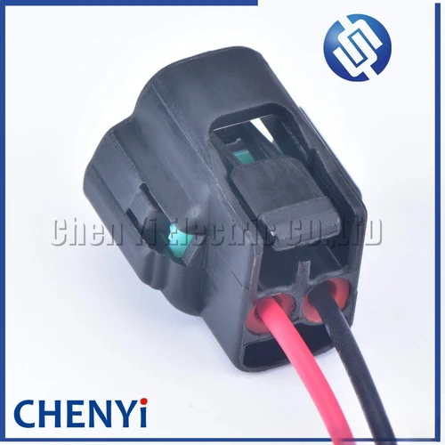 Imagen 2 del producto Conector de cableado de enchufe automotriz hembra de 2 pines 7283-7526-30 para conector de solenoide Lexus Toyota VVT i 1JZ 2JZ 1UZ 3UZ con cables