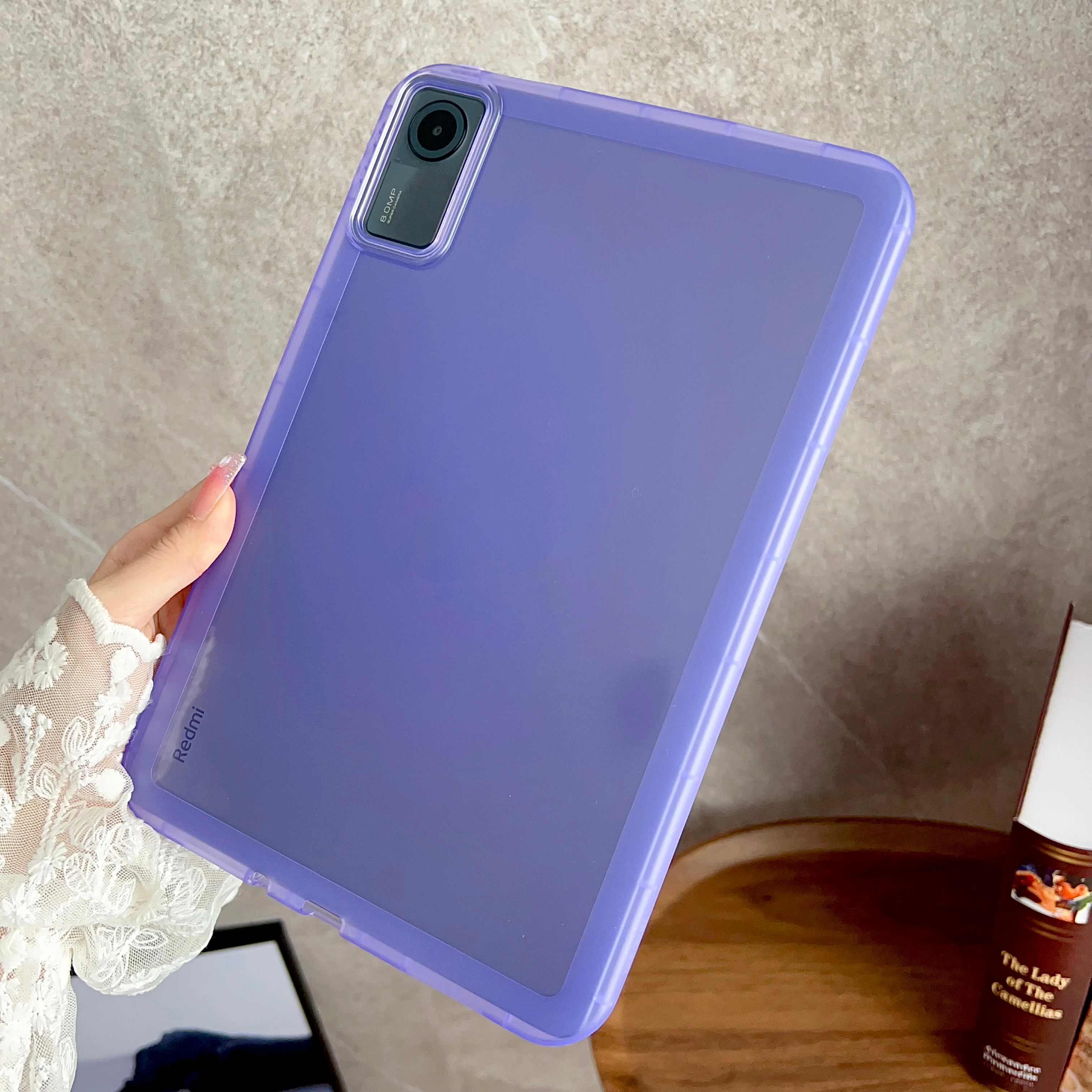 เคสสำหรับ Xiaomi Pad 6S Pro 12.4สีผ่านฝาครอบสำหรับ Pad 6 5 Pro ปลอกความรู้สึกที่เป็นมิตรกับผิวสำหรับ redmi Pad SE น้ำหนักเบา