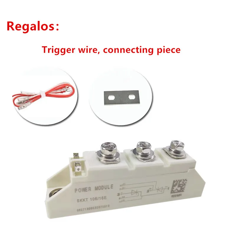 Imagem -03 - Módulo do Diodo do Tiristor Módulo de Igbt Semicontrolado Tiristor Skkh 42 57 72 92 106 122 132 162 215 250 330 16e Skkh132 16e