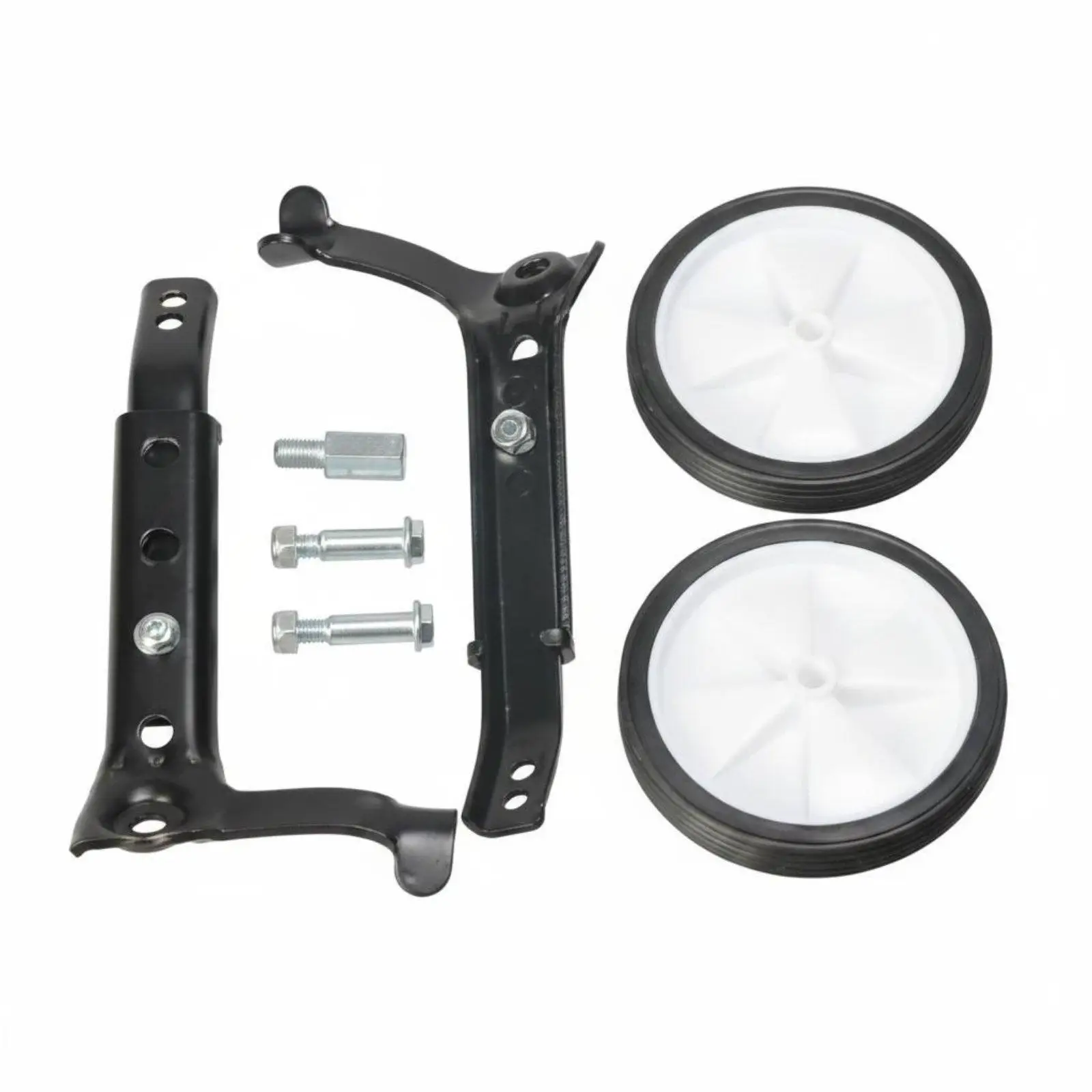 Adjustable Training Wheels for Bicycle Metal Balance Wheel Set Child Bike Accessory for Learning and Safety