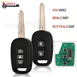 jingyuqin zdalny kluczyk samochodowy do Chevrolet Captiva Opel Antara 433.92MHZ z chipem ID46 PCF7936 2/3 przyciski Keyless-Go