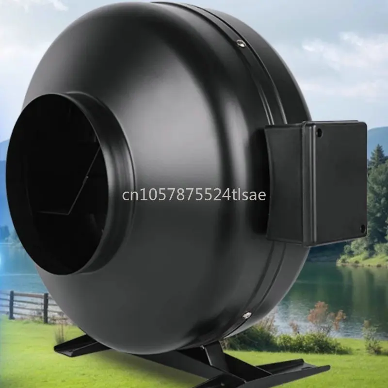 220V  Powerful Silent Exhaust Fan, Circular Pipeline Turbocharged Exhaust Fan,High Suction Centrifugal Outer Rotor Coaxial Fan