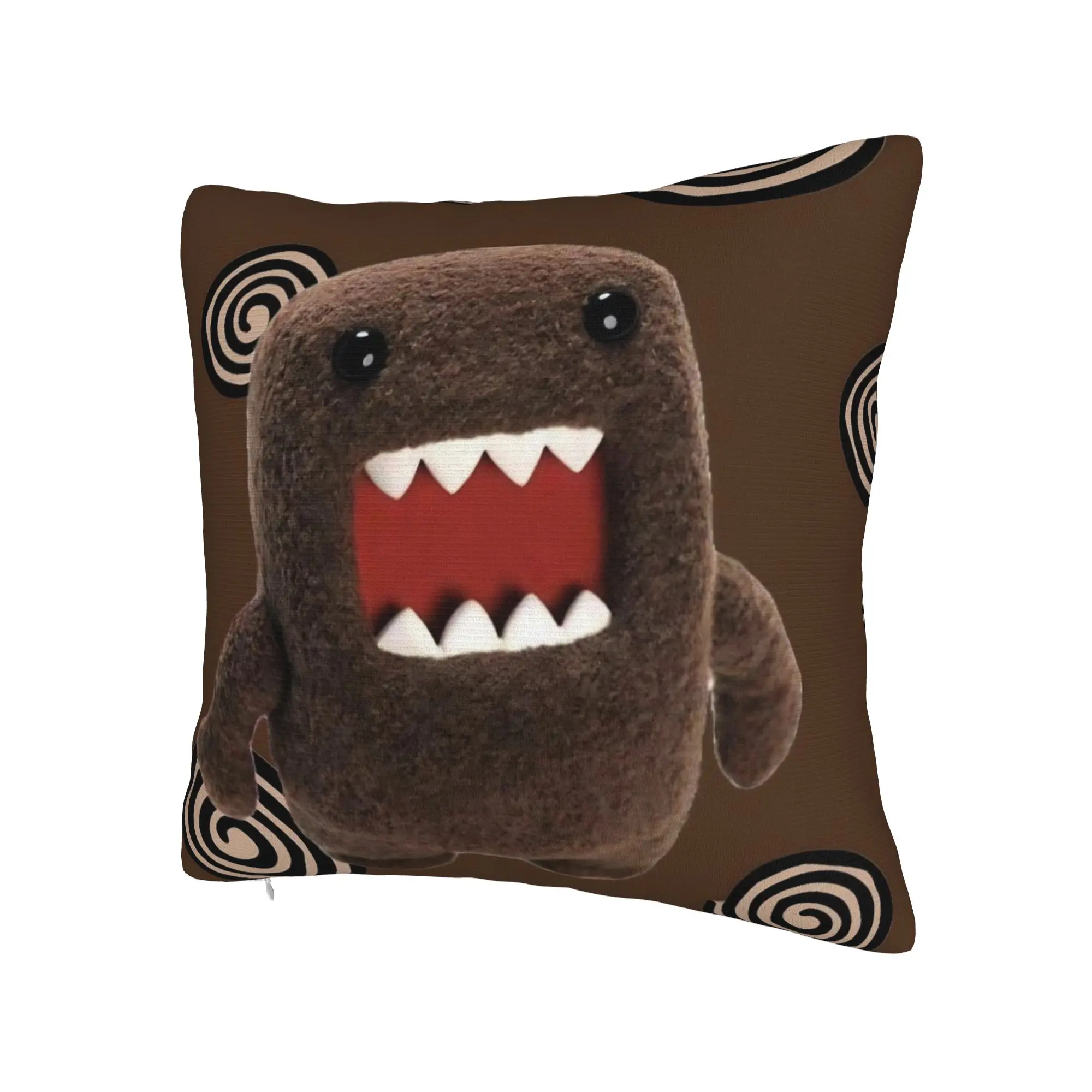 Decorative Pillowcases Domo Kun Merchandise Car  Pillow Case Cover Square Multi-Size