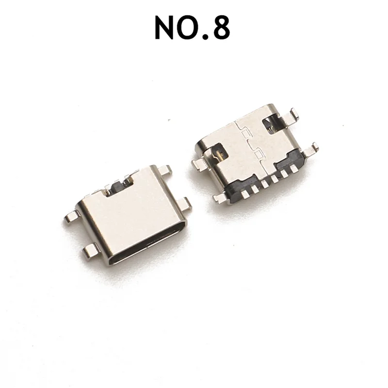 

A63K-400Pcs/Lot 10Models Type-C USB Charging Dock Connectors Mix 6Pin And 16Pin Use For Phone And Digital Product Repair Kits