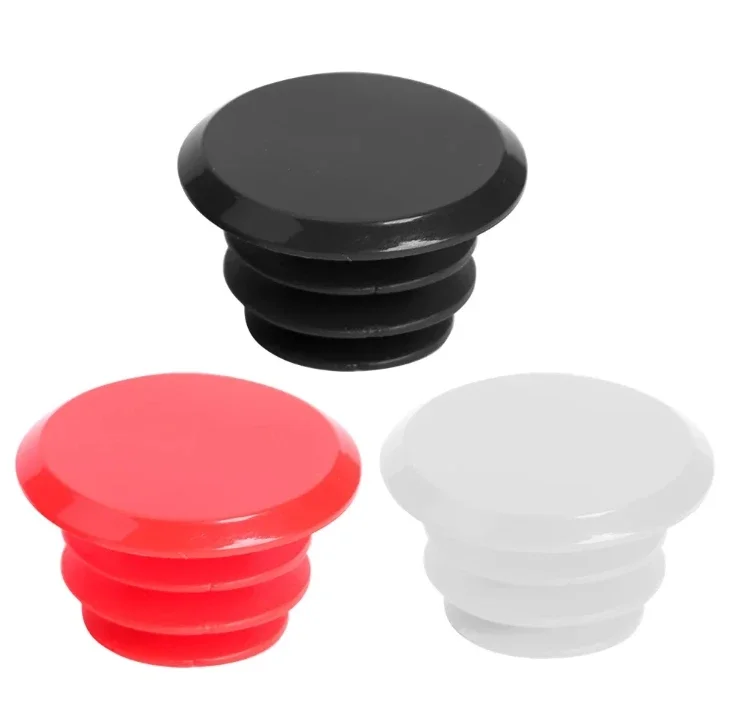 1-10 Pairs Black Red White Mountain Road Bike Bicycle Handlebar Plug Grips Cap Covers Plastic for 22mm Diameter Accessories