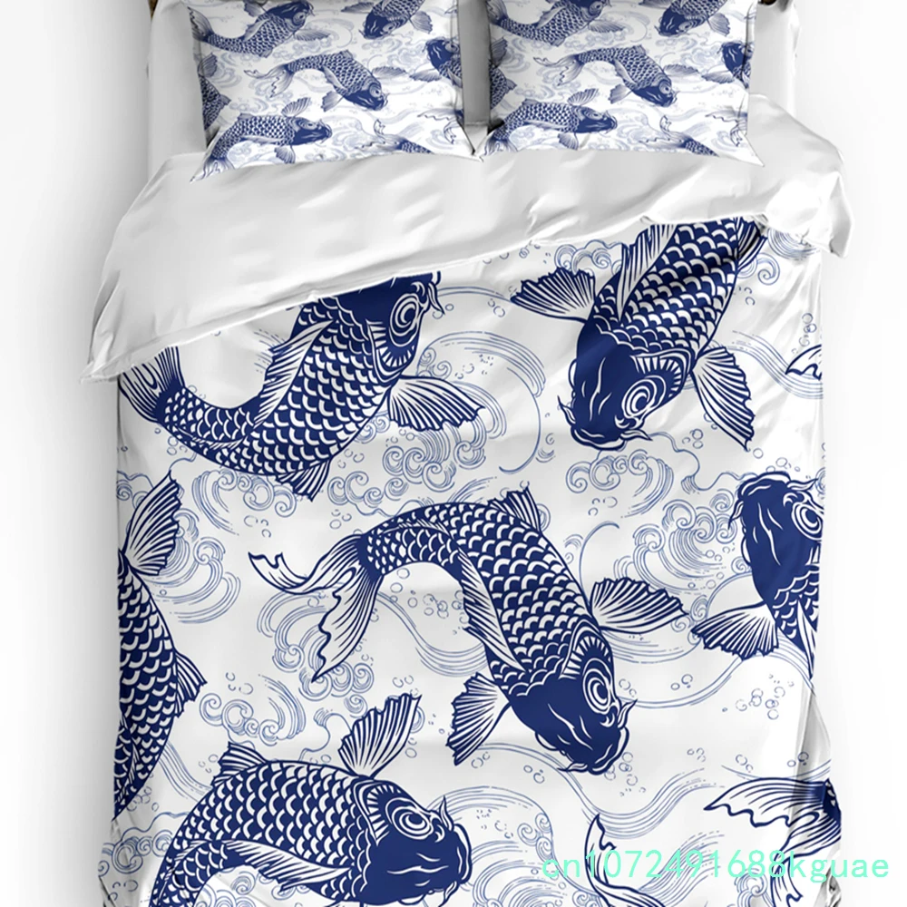 Japan Red Sun Geisha Woman Dragon Bamboo 3pcs Bedding Set For Bedroom Double Bed Home Textile Duvet Cover Quilt Cover Pillowcase