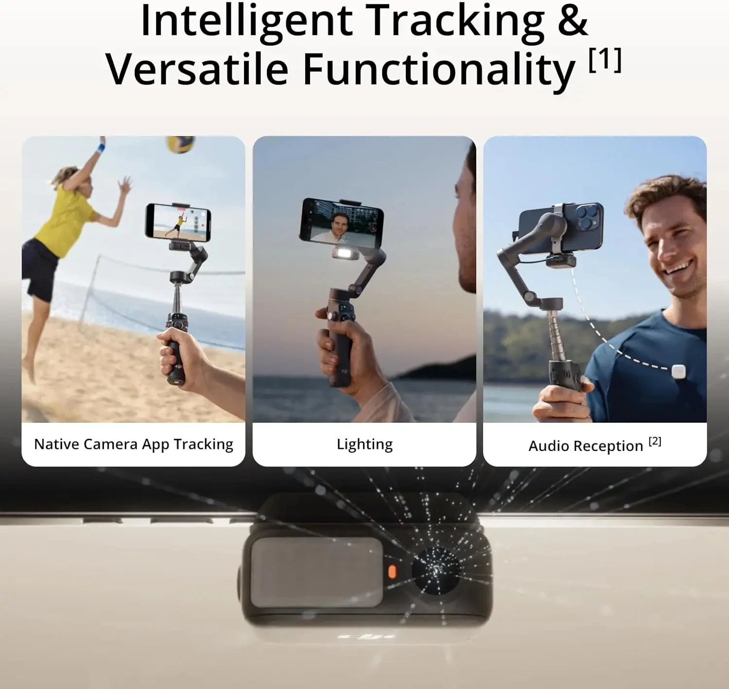 DJI Osmo Mobile 7P, estabilización robusta de 3 ejes, 10 horas de duración de la batería y carga de teléfono, original, nuevo 4