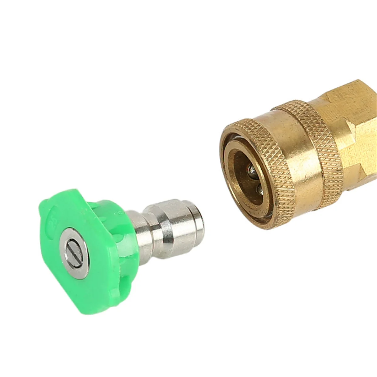 High Pressure Water Nozzle 0°15°25°40°65° for Quick Connector Car Wash Garden Irrigation