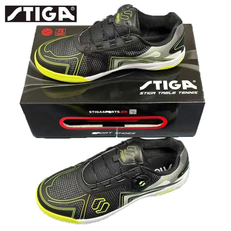 STIGA Table Tennis Shoes Professional Men Women Ping Pong Sneakers Comfort Rotary Sports Shoes