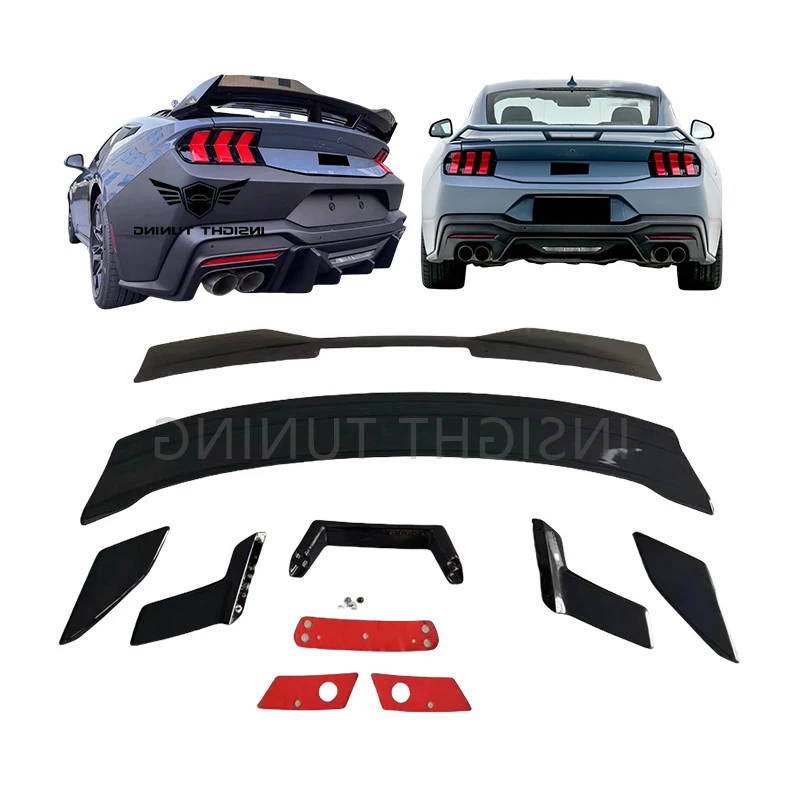 

New Arrival Dark Horse Wing Bodykit For Ford Mustang 2024 Spoiler