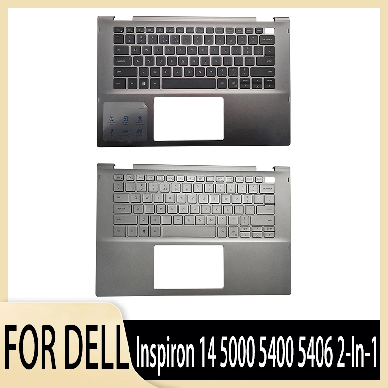 Used for Inspiron 14 5000 5400 5406 2-In-1 Laptop Top Case Palmrest Upper Case with Keyboard US Version 0X46H3