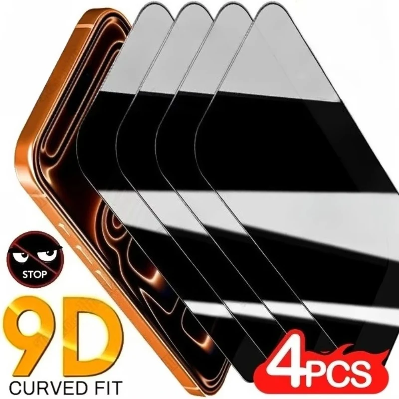 

4Pcs Anti Spy Tempered Glass For Xiaomi Poco M6 Pro X6 Pro X5 Pro M5 M4 M3 X3 Pro F3 F4 Poco C40 C65 Privacy Screen Protector