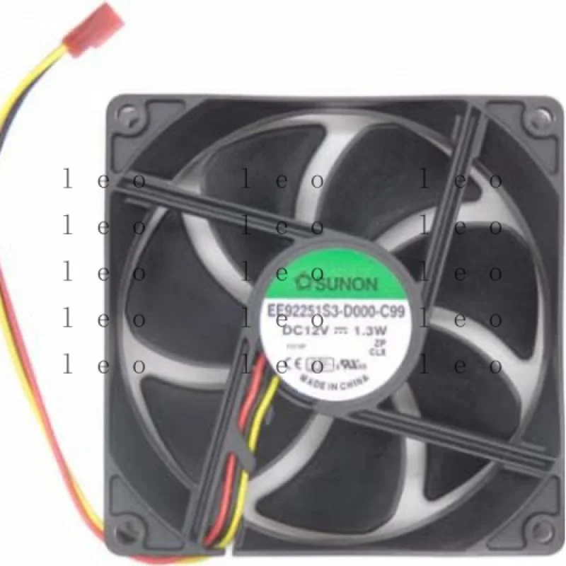 FF  For  Sunon 12V 92mm 1.3W 3 Pin Cooling ventilateur pour HP Server EE92251S3-D000-C99