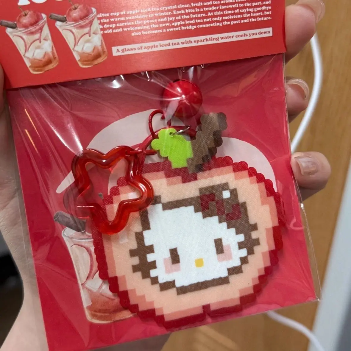 

Акриловый брелок-подвеска Hello Kitty в стиле аниме для сумок и ключей, милый мультяшный дизайн, для студентов, детей и женщин