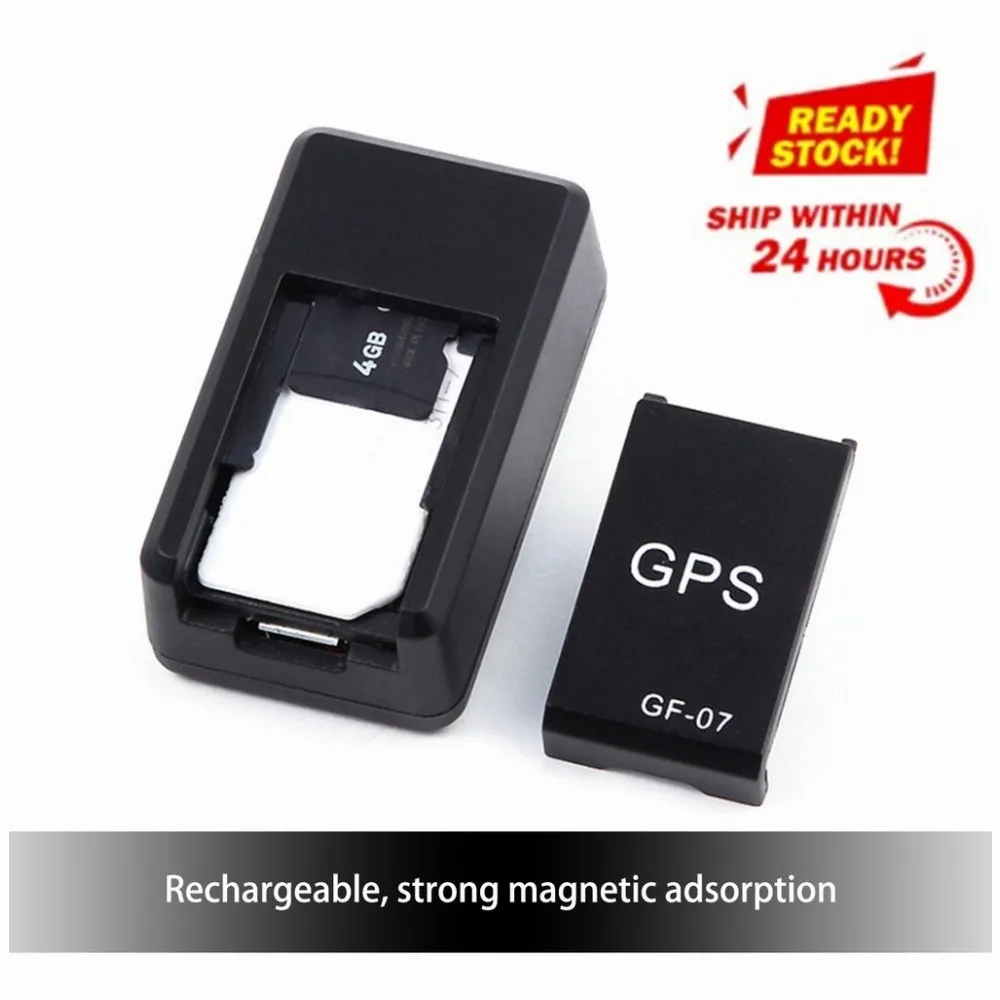 2023 Newest GPS Tracker GF07 Magnetic Mini Car Real Time TF card Magnetic Trackers Real-time Vehicle Locator Tracking Device