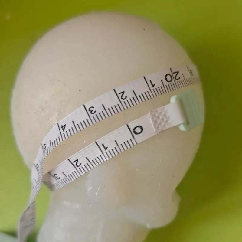 BJD 1/3 Wig Head Stand Making Tools, Soft Silicone Head Model, BJD Doll Accessories, DIY Hair Styling Practice Mannequin Head