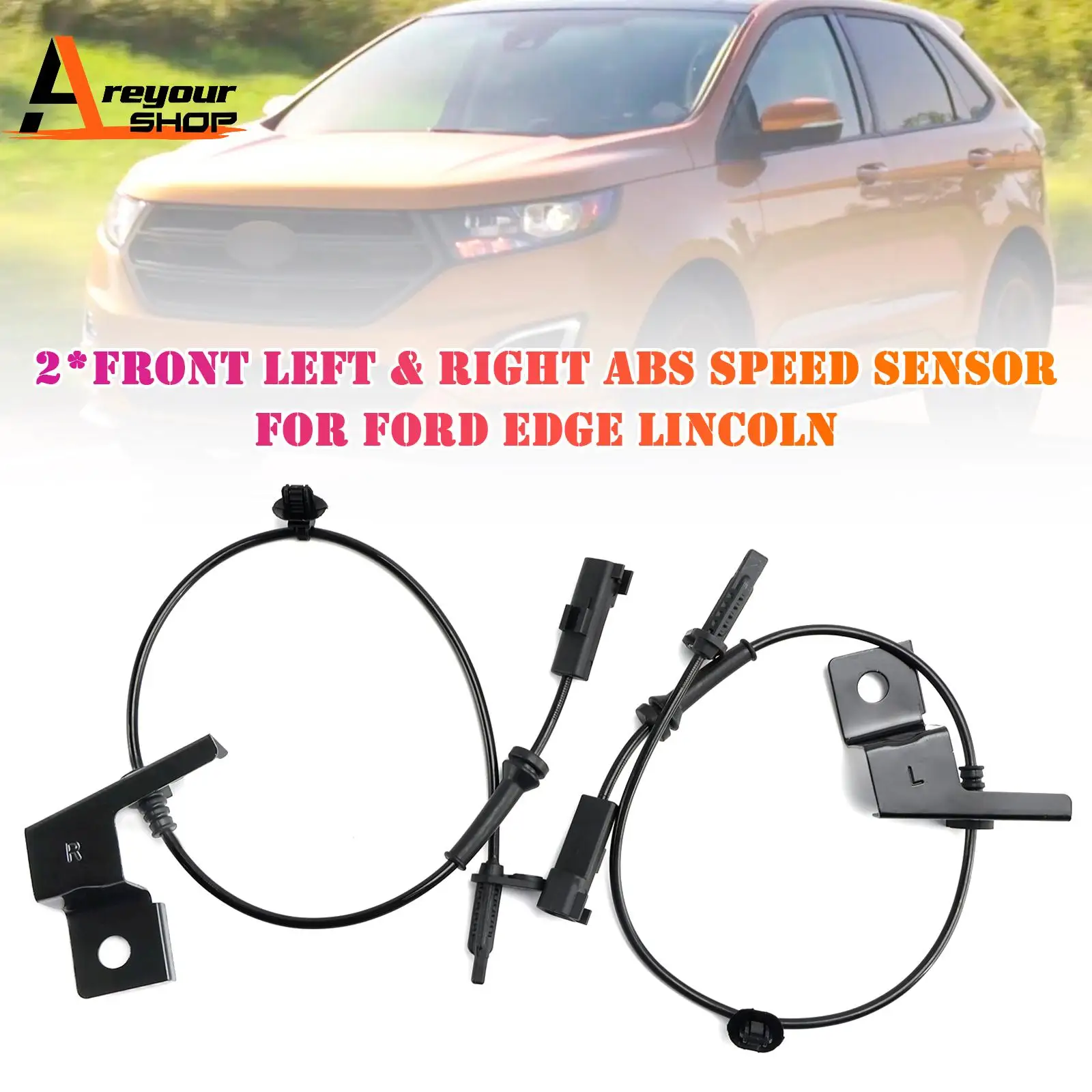 

Датчик скорости ABS Areyourshop (2 шт., передний левый и правый) для Ford Edge, Lincoln