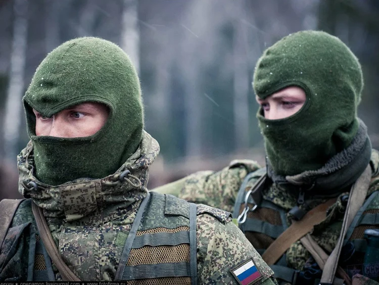 Russian military special forces fully wrapped headgear male hair mask