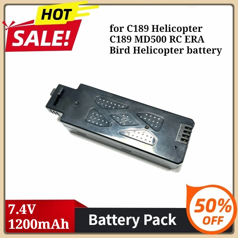 

7.4V 1200mAh Battery Spare Parts for C189 Helicopter C189 MD500 RC ERA Bird Helicopter
