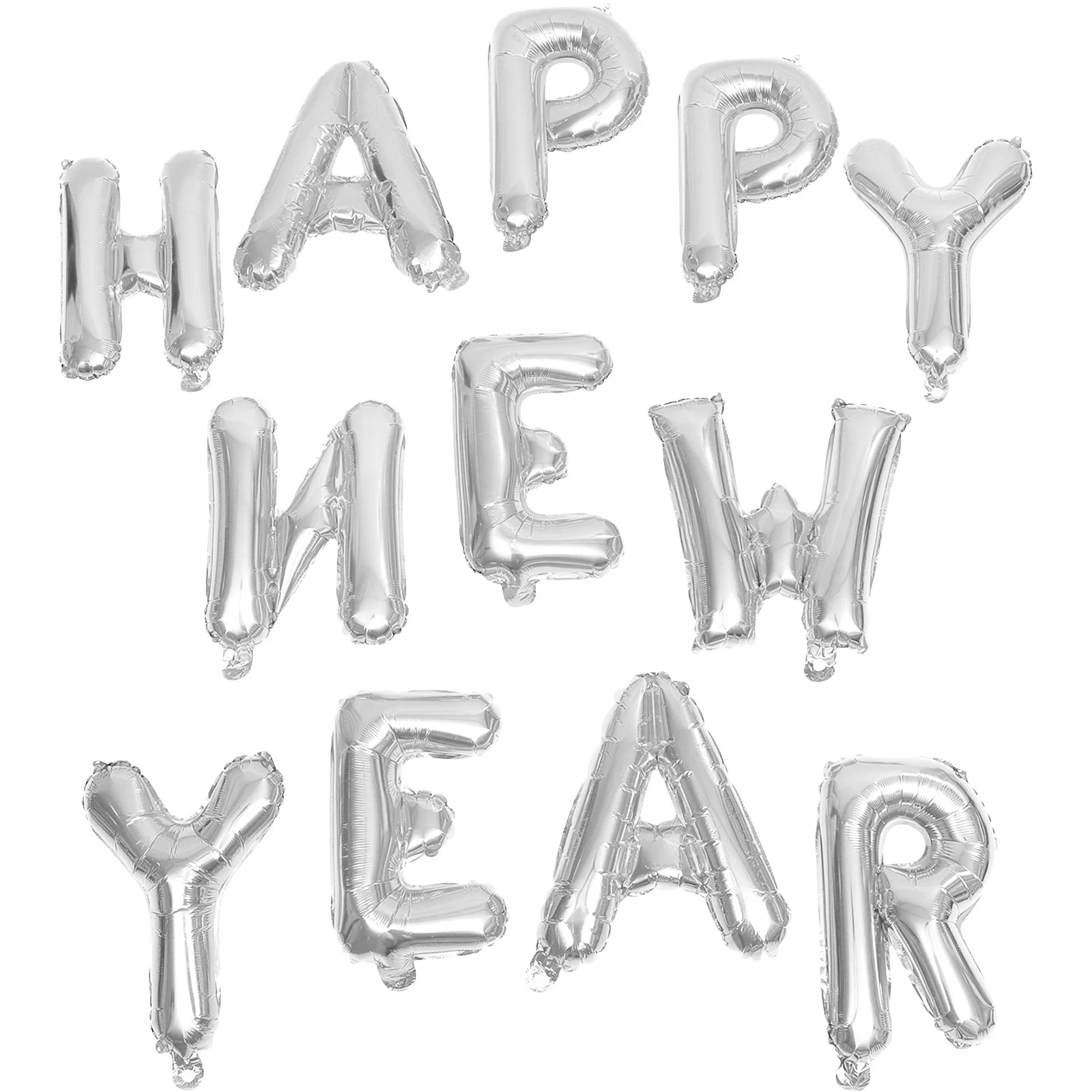 

1Set Aluminum Foil Balloons New Year 2024 Party Decorative Balloons for Wall Door Window Decoration Celebration Props