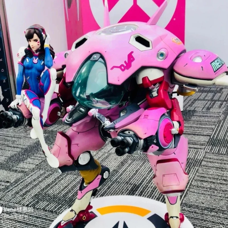 Overwatch Action Figures Dva Statue Anime Action Figures Pvc Collectible Figurines Model Toys For Fans Christmas Gifts In Stock