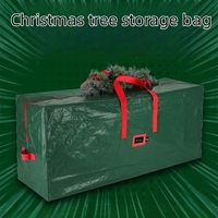 Large Christmas Tree Bag Storage Tub High xmas Tree Decoration Wreath Storage Box Handles Waterproof And Durable Home Organizer
