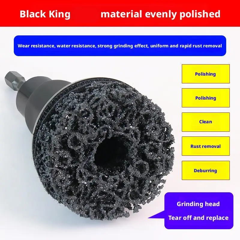 Wheel Hub Rust Removal Tool Polishing Grinder Brush for Brake Dust Cleaning Drill Attachment for Restoration & Maintenance