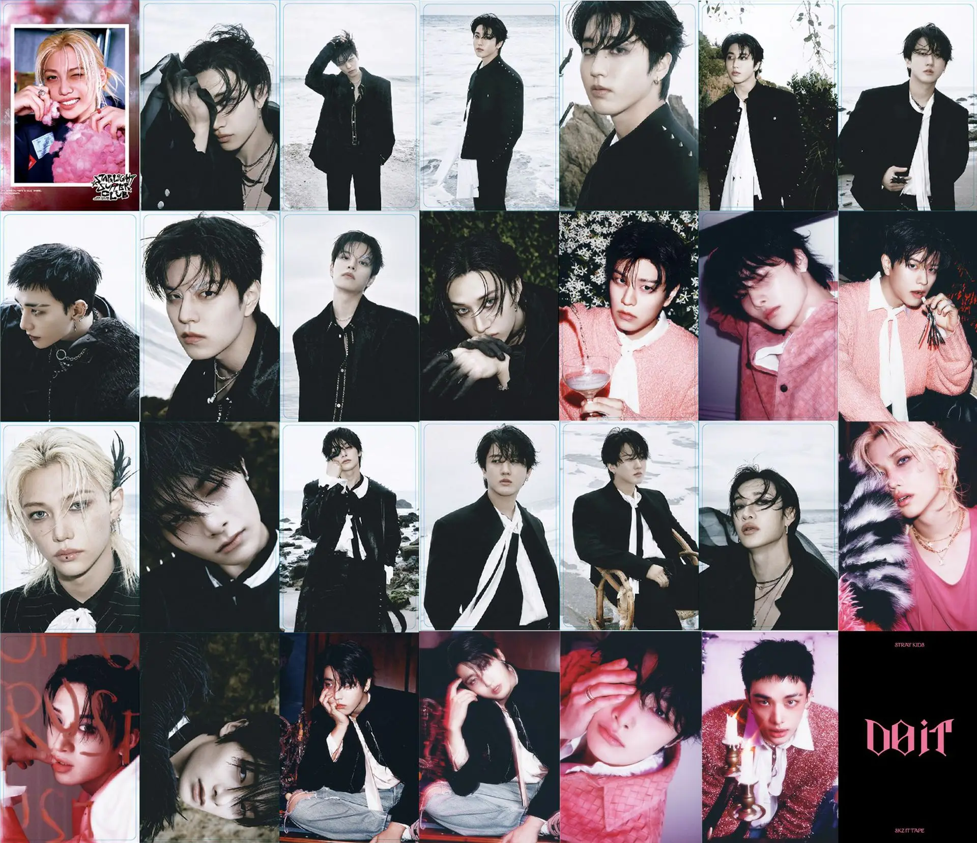 55 قطعة ألبوم صغير للأطفال الضالة DO IT LOMO بطاقات جديدة لضائع المشاهير Kpop مجموعة مراوح SKZOO هدية Huang Xuanchen STAY فقط #6