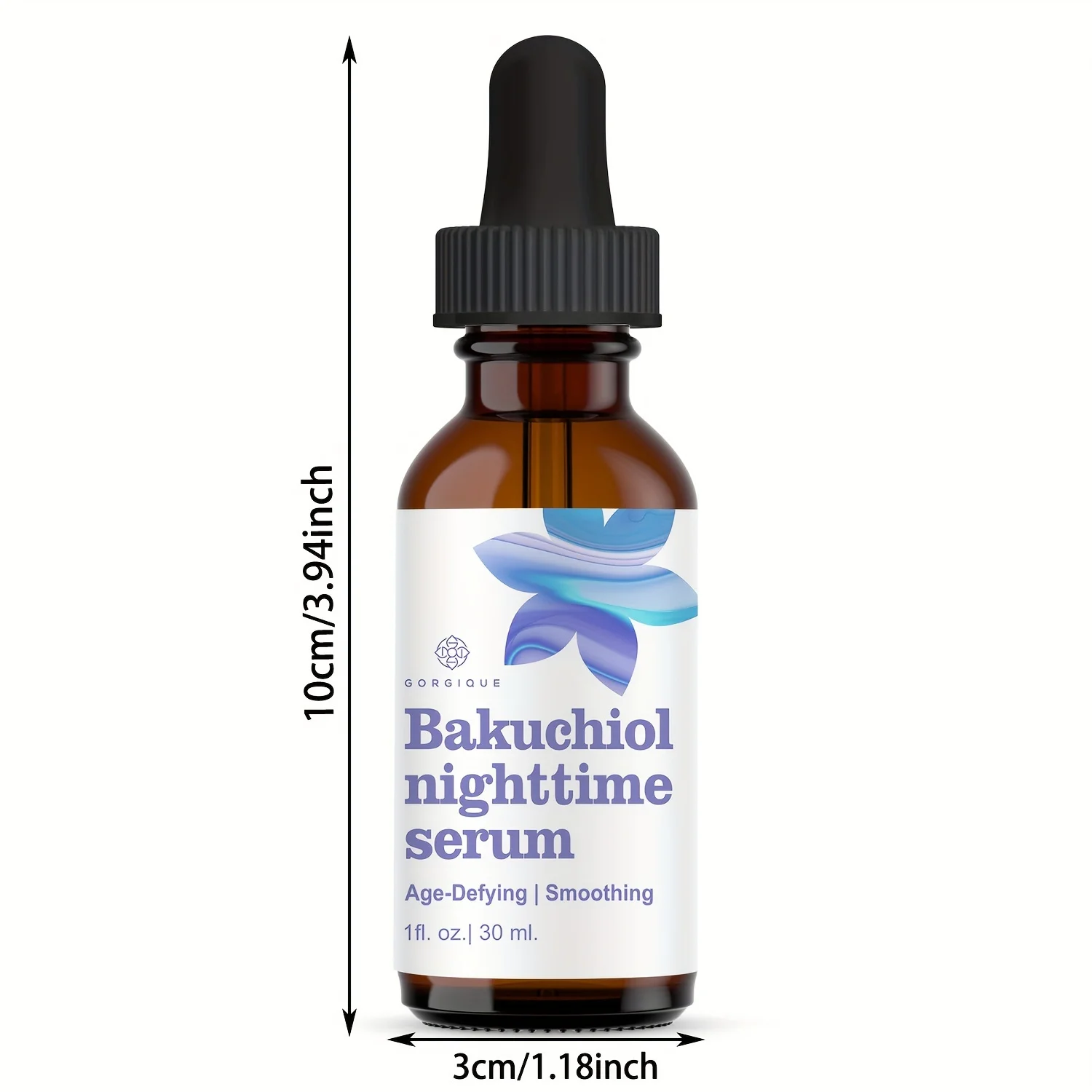 Bakuchiol Serum for All Skin Types Hydrates Smoothes Reduces Fine Lines Wrinkles