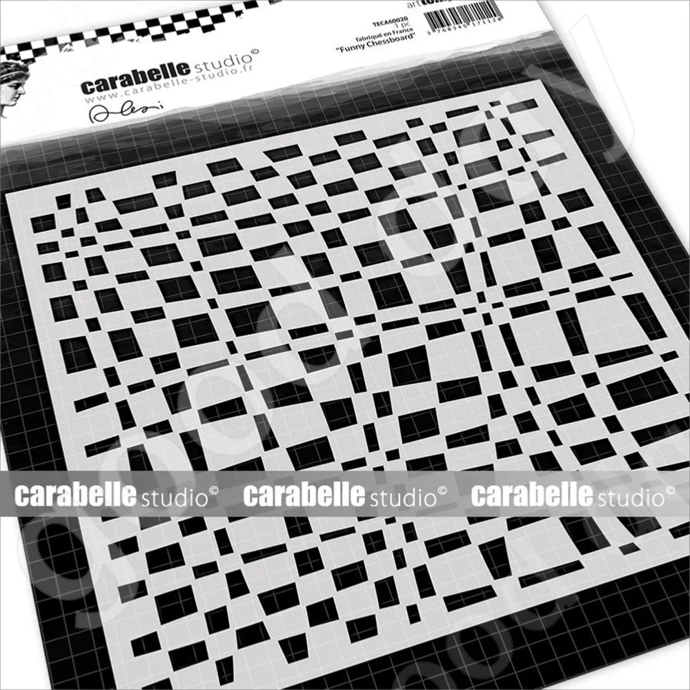 Funny Chessboard Capsules Layered Production Stencil Scrapbook Diary Decoration Embossing Template Diy Greeting Card Handmade