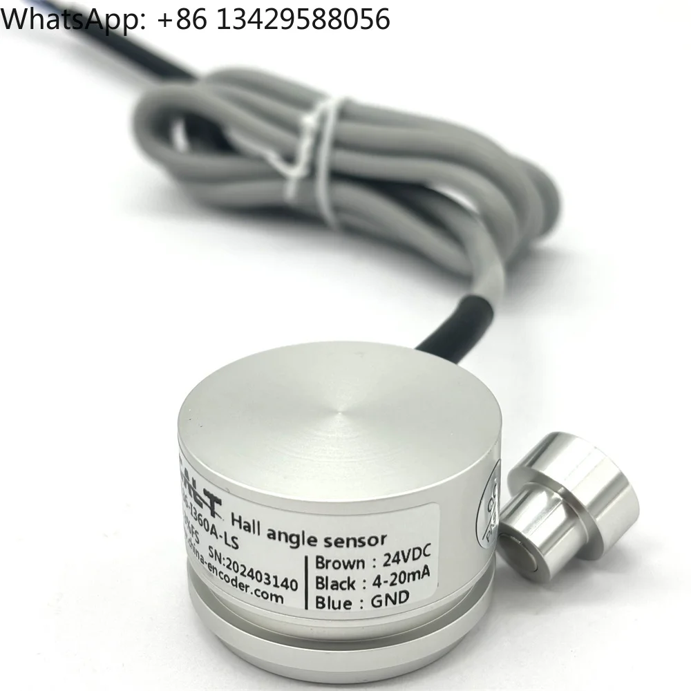 CALT Hall Angle sensor 24V power supply 360 degree 4-20mA/SSI/SPI/0-5V/1-5V output M136-I360A-LS