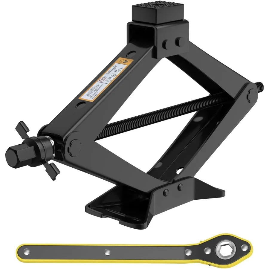 

Универсальный автомобильный домкрат, комплект ножничного домкрата для автомобиля, 3 тонны, 6614 фунта, портативный комплект для ремонта шин с наконечником, гаечный ключ для авто внедорожника, MPV Emerg