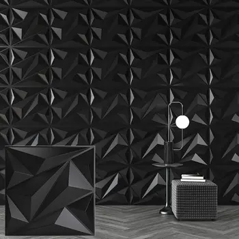 KUUJOJO 3D texturovaný nástěnný panel pro vnitřní dekoraci stěn, vhodný do obývacího pokoje, haly, ložnice, hotelu, kanceláře, lepicí pásky 8 nejlepší prodej Měkký nástěnný panel - №5