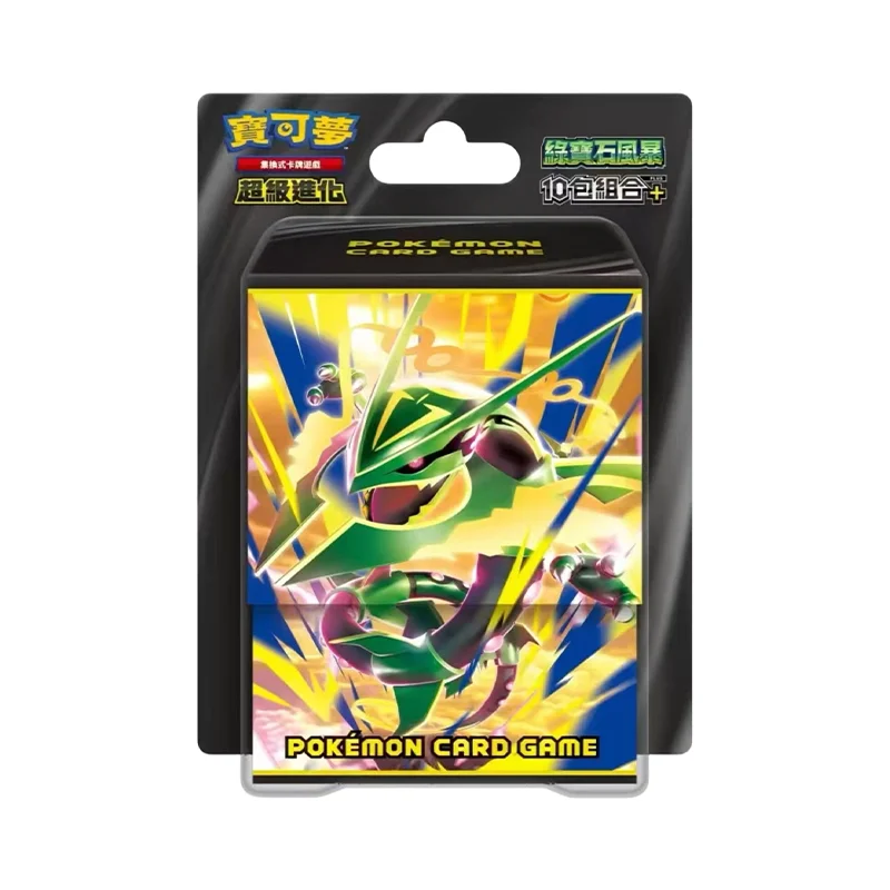 traditional-chinese-pokemon-mega-evolution-emerald-storm-m6f-10-pack-bundle-mega-evolution-rayquaza-booster-pack-ptcg