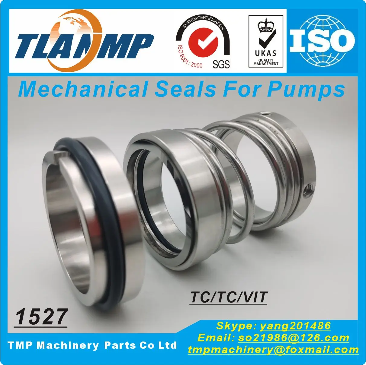 1527-25/28/35/40/45/70/80 Mechanical Seals (Material:Tungsten Carbide/FKM) For pumps