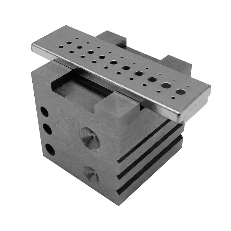 Aluminum Alloy Drilling Stakes Base Assorted Size Hole Drill Holder Watchmaker DIY Wristwatch Jewelry Drilling Repair Craft Tool