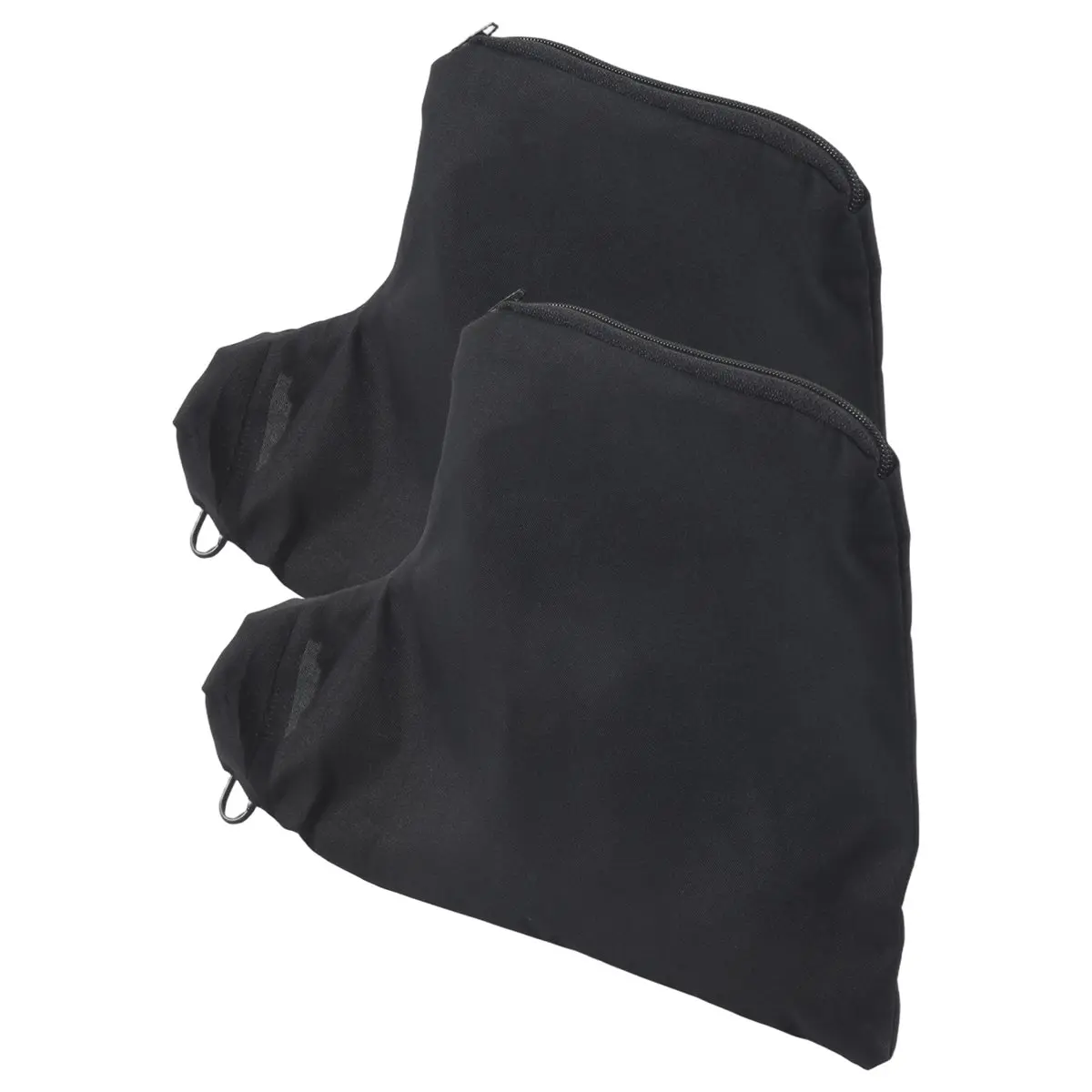 Y17A Mitre Saw Dust Bag, Black Dust Collector Bag with Zipper & Wire Stand, for 255 Model Miter Saw 2Pcs